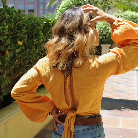 Rust Crop Top - Picture 3 of 3